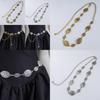 Bohemian Waist Chain Vintage Embossed Metal Pendant For Women Summer Fashion Accessory