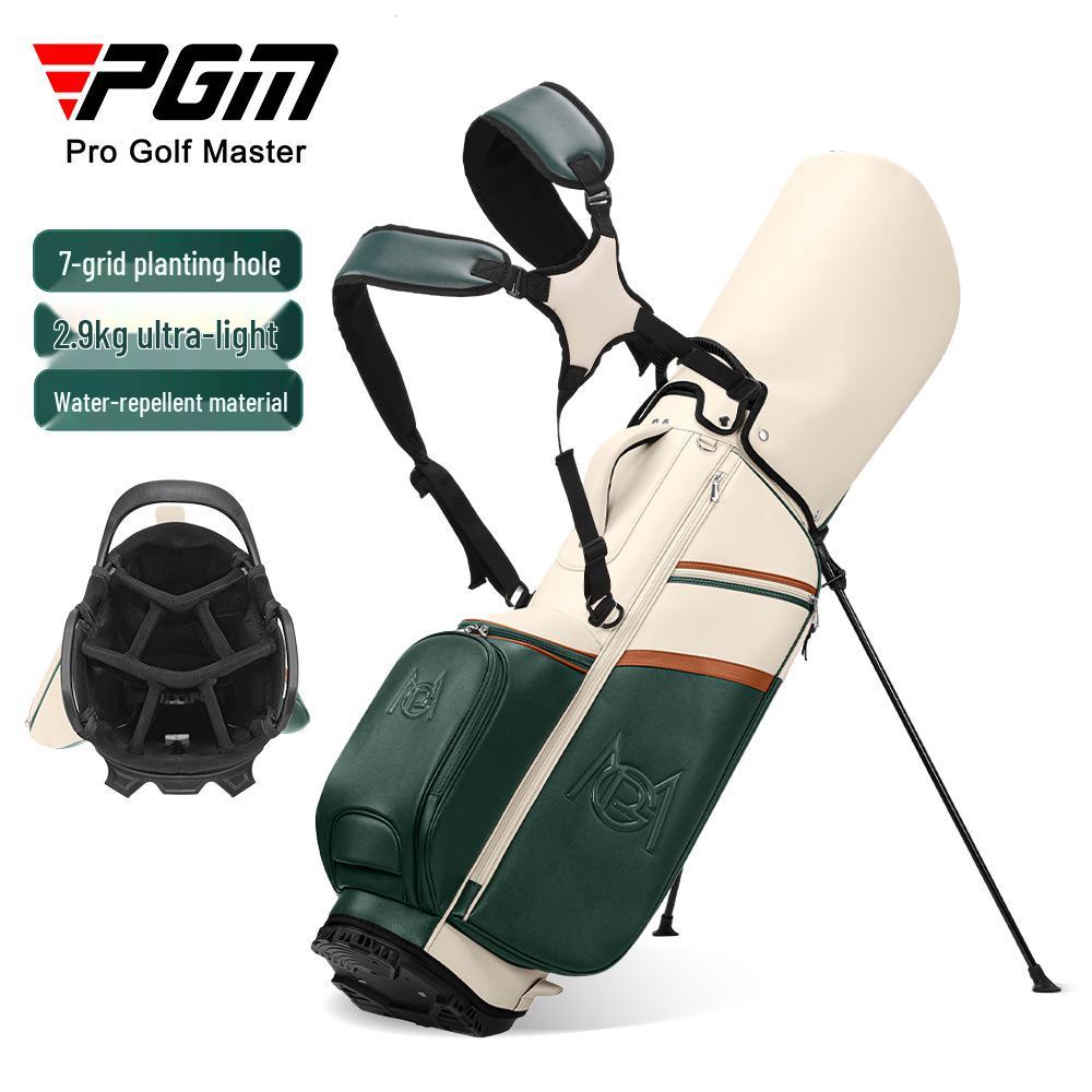 Women's PGM Golf Stand Bag, 7 Dividers, Dual Shoulder Straps, Waterproof Microfiber