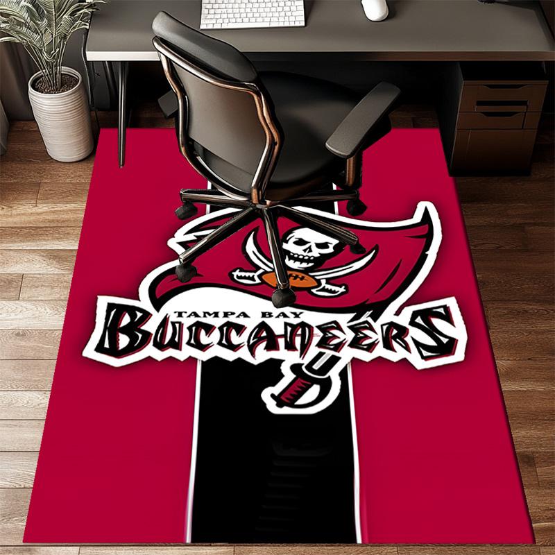 Tampa Bay Buccaneers Logo Rug Game Carpet, Floor Mat for Bedroom Living Room Entryway Rug, Home Decor Idea Gift for Christmas Birthday