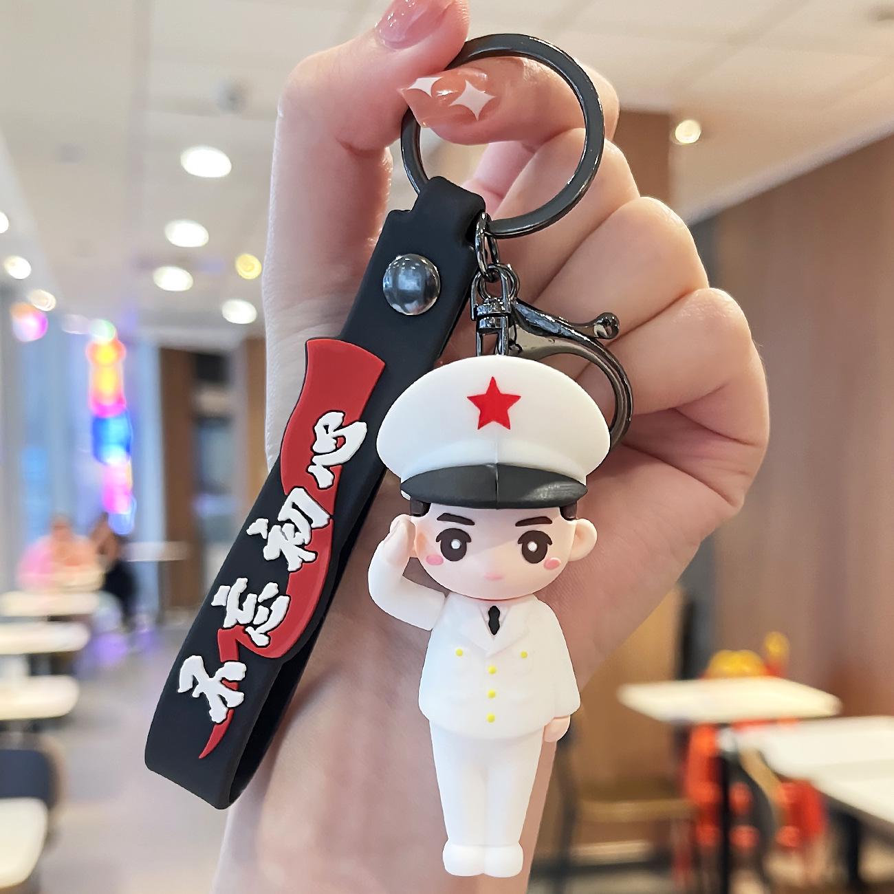 

Військовий пам ятний брелок: Військово-морський флот, Армія, Повітряні сили Сумка та Автомобільні прикраси для подарунків на День армії