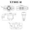 XT90H F & E M Connectors Gold Plated Solutions Designed to Handle Peak Currents of 120A in Various Remote Control Models