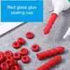 Caulking Tube Caps Reusable Moisture Barrier For Construction Materials Sealing and Preserving Open Caulking Tube