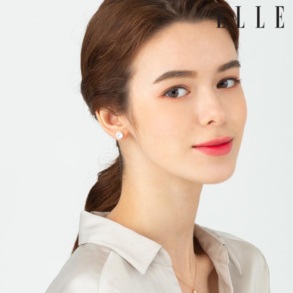 Simple Silver Earrings ELSPEE335N