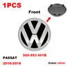 T28For Volkswagen VW Passat B8 2016 2017 2018 Logo Car Badge Hood Front Grille Rear Trunk Emblem Decoration Replacement Accessories
