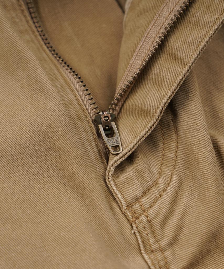 FRIZMWORKS Washed Cotton Zip Cargo Pants _ Beige