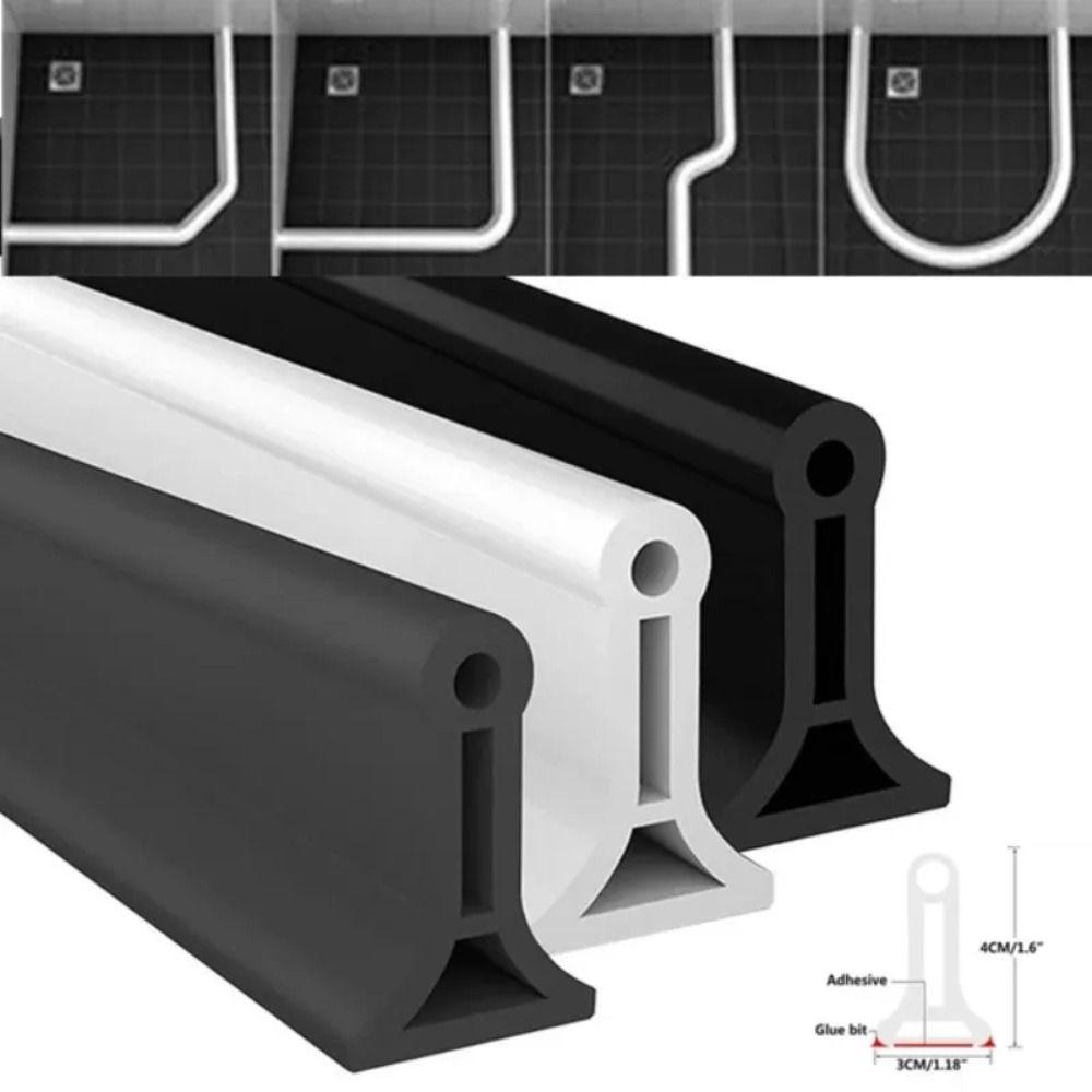 1M Curve Frame Floor Barrier Ground Block Shower Accessory Water Stop Strip Bathroom Floor