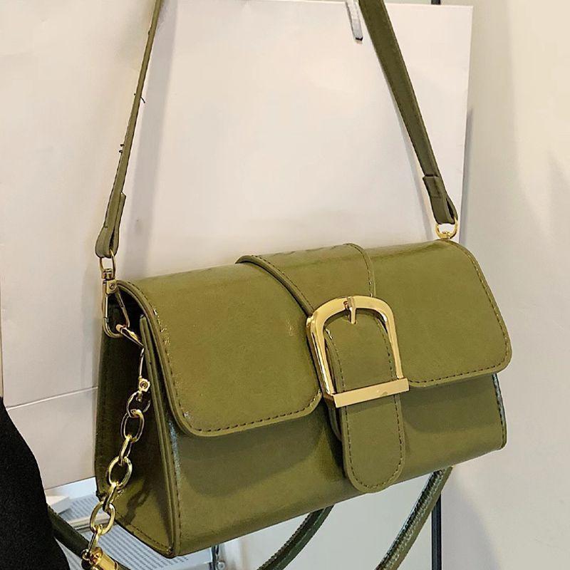 Underarm Bag Women'S Niche High-End Single Shoulder Messenger Bag Retro Simple Temperament Commuter Baguette Bag