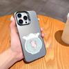 Cute C-Cartoon A-Axolotl  Phone Case For iPhone17,16,15,14,13,12,11 Plus,Pro Max Black Candy Silver Plated Cover