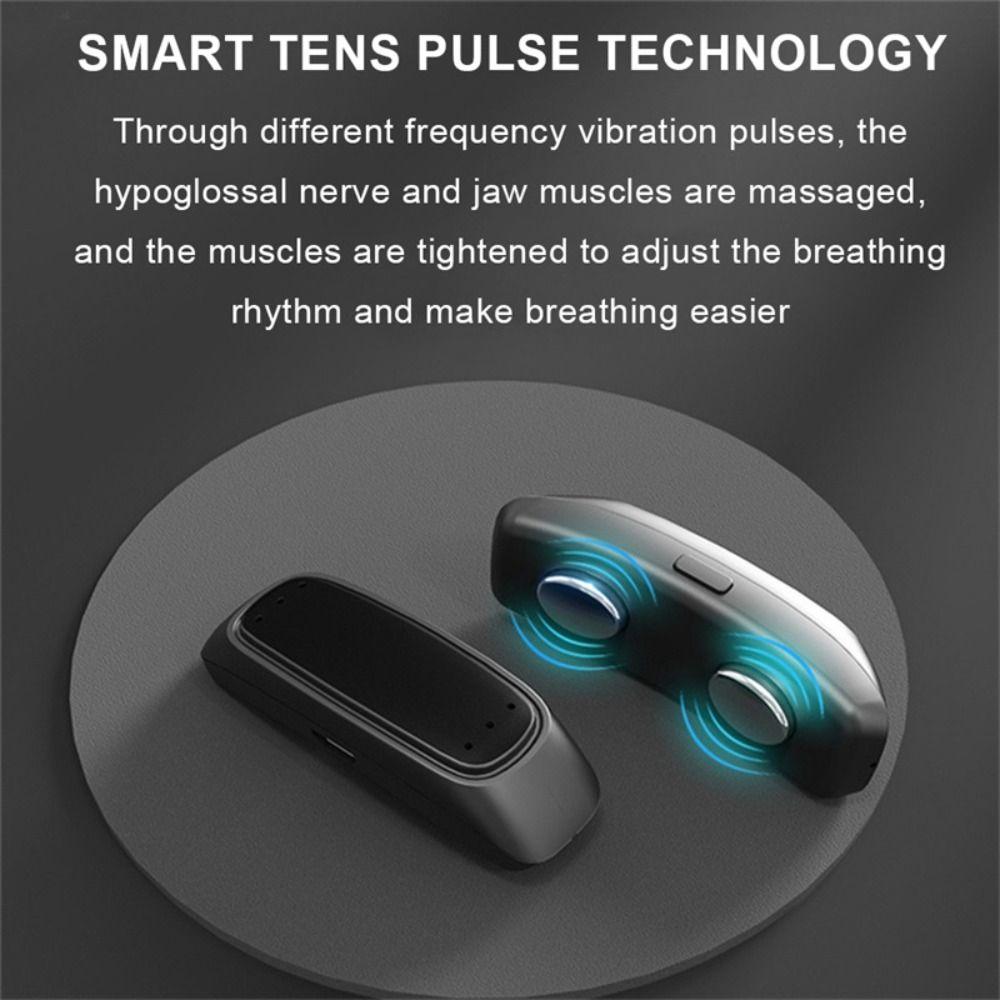 Device Smart Anti Snoring Device EMS Pulse Snoring Stop for Men Women Electric Snoring Corrector