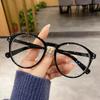 Women Myopia Glasses Fashion Blue Light Blocking Leopard Print Round Frame Optical Computer Glasses 0 To -400