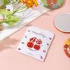 Cartoon Inspirational Mini Round Mirror - Cute Creative Gift for Toddlers, Primary Students, and Children's Day