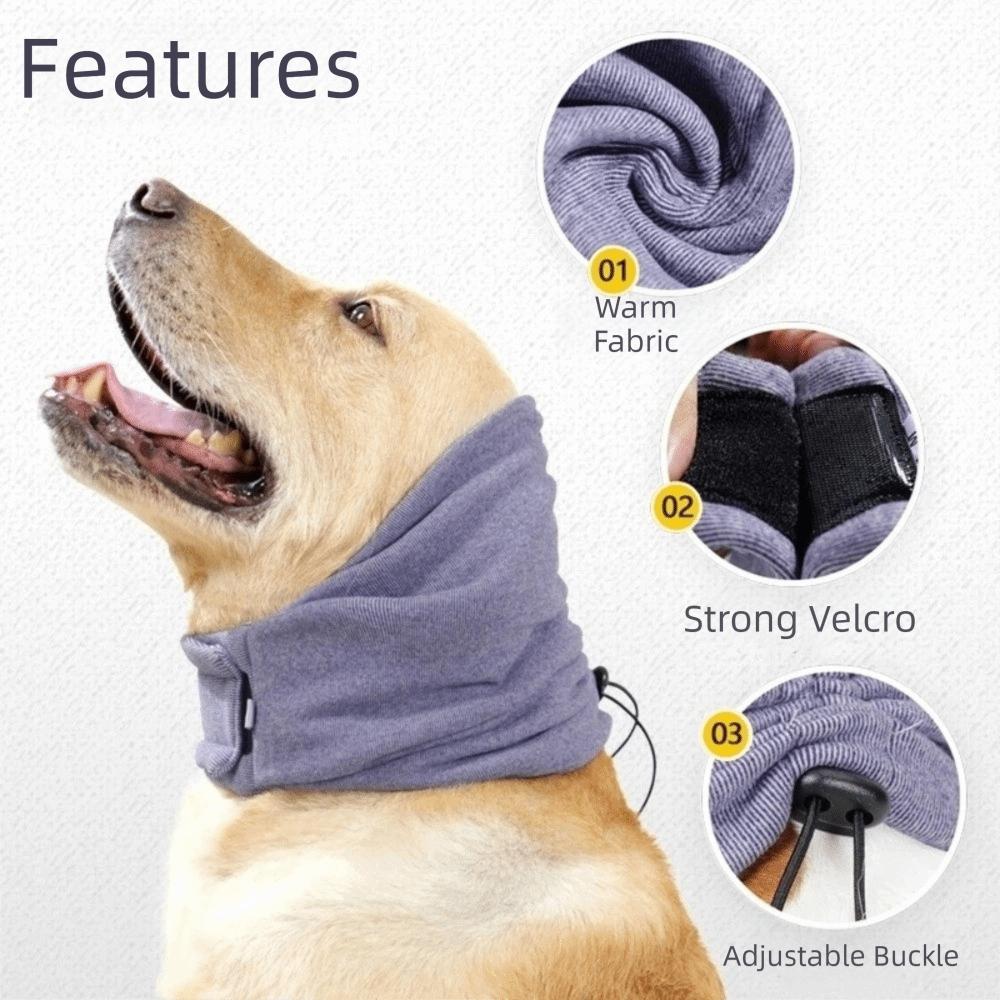 Noise Reduction Dog Calming Earmuff Keep Warm Anti-fright Dog Soothing Headgear Soft Elastic Dog Head Covers Hearing Protection