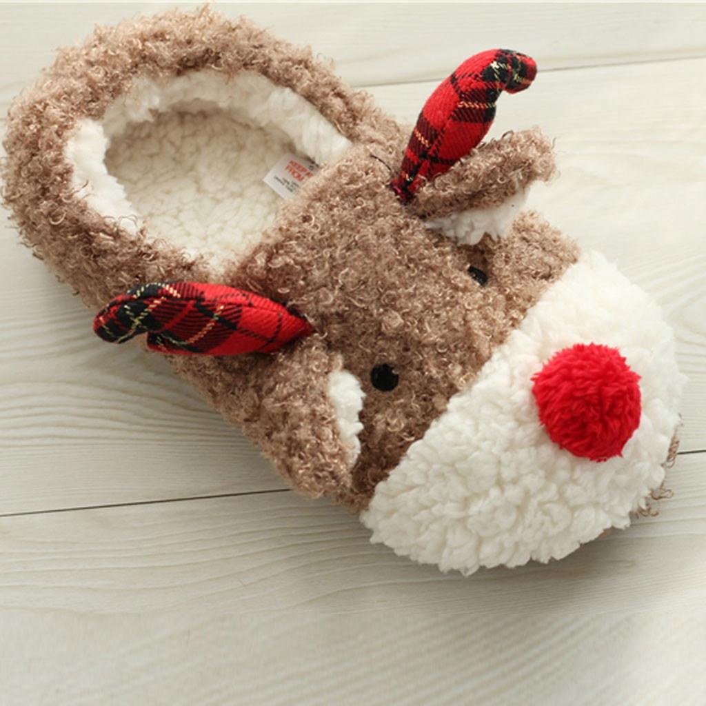 Women's Cotton Slippers Warm Home Cute Soft Plush House Slippers