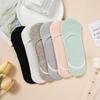 Women's Solid Color Boat Socks Heel-proof Thin Low Cut Summer Invisible Non-slip Socks