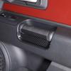 ABS Carbon fiber/Black For Toyota FJ Cruiser 2007-2026 Car Door Handle Storage Box Partition Storage Box Car Accessories
