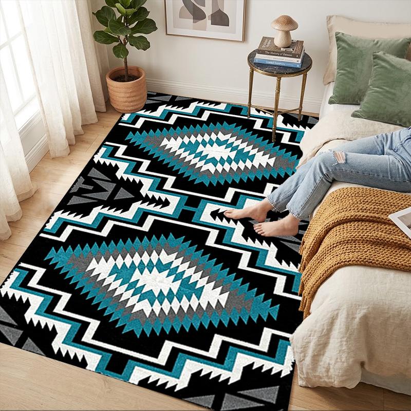 Navajo Living Room Nonslip Area Rug Soft Carpet For Bedroom Game Playroom Sofa Office Home Decor Doormat Christmas Gift C926346