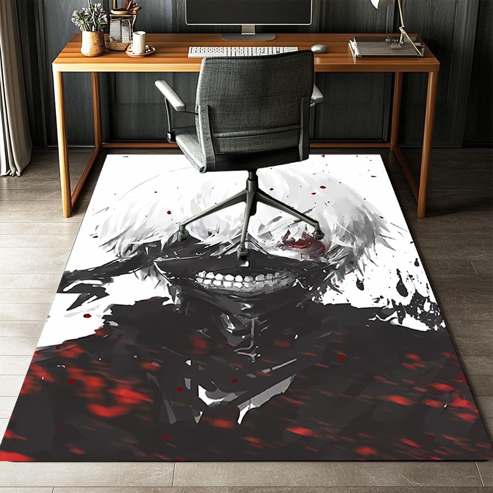 Tokyo Ghoul Printed Carpet,Rug,for Office Chair Living Room Bedroom Kitchen Room Decor Gifts.