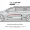 Chrysler Pacifica 2017-22 - Listwy Chrom Na Drzwi
