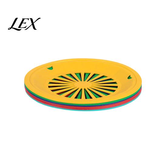 10 Inch Plate Stabilizers Plastic Paper Holders, with Snap Groove Design, Reusable Convenient Party Organizers Durable PP Plates, for Outdoor Cookouts
