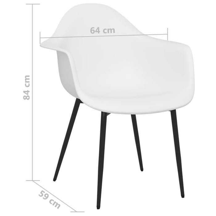 VidaXL 2x Dining Chairs Kitchen Seats Dining Chairs Meal Chairs Kitchen Armchairs Home Interior 338073