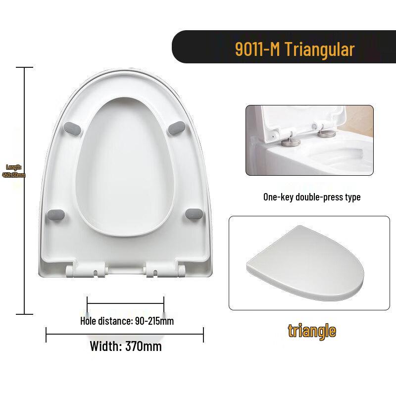 Soft Close Quick Release PP Toilet Seat