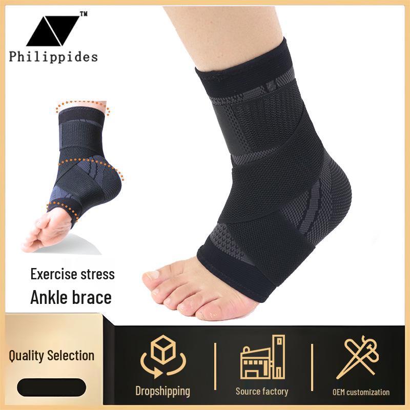 Breathable Compression Ankle and Elbow Support Sleeve for Running and Sports