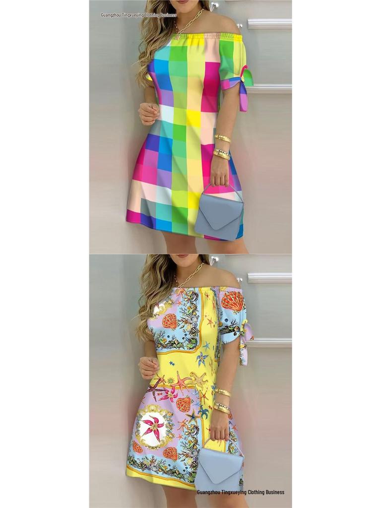 Fast-Selling Fashionable Sexy Women's Printed Dress