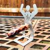 Spierbundel Worst Grillrek Roestvrij Staal BBQ Gereedschap Voor Hotdogs En Worstjes