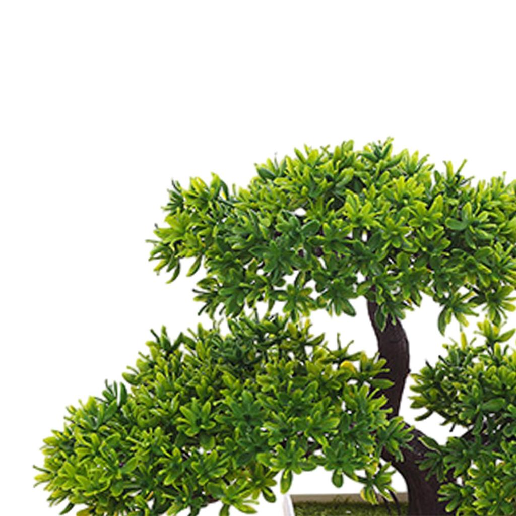 Artificial Bonsai Tree Zen Garden Faux Plants for Fireplace Bedroom Office