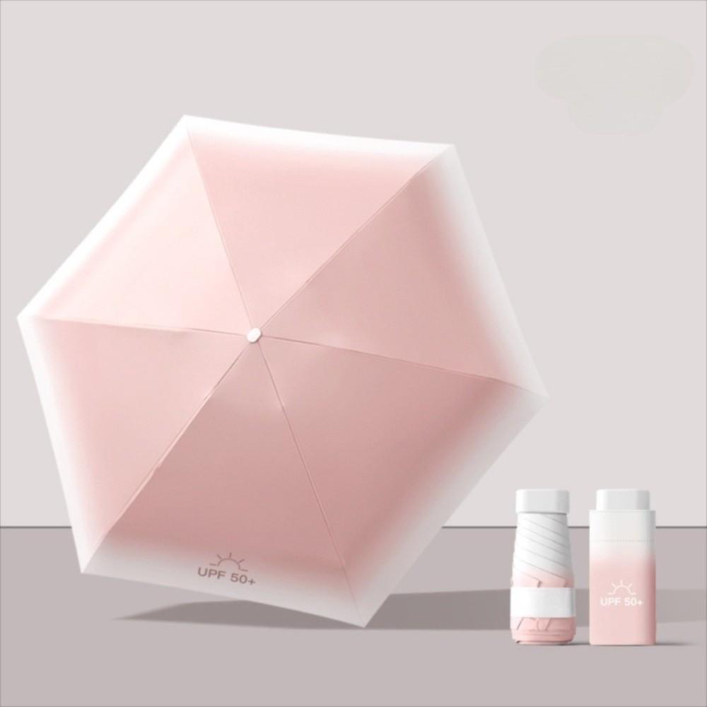 Parasol Small Pocket Rain Umbrella UV Protection Vinyl Folding Umbrella Mini Sun Umbrella  Outdoor
