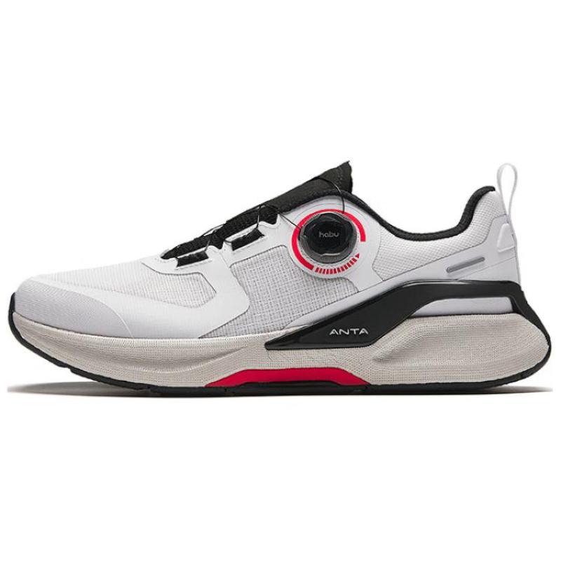 

Anta Burning Training Pro Амортизирующие износостойкие нескользящие низкие кроссовки для бега Мужские Белые Черные Кеды 112427780-4 40