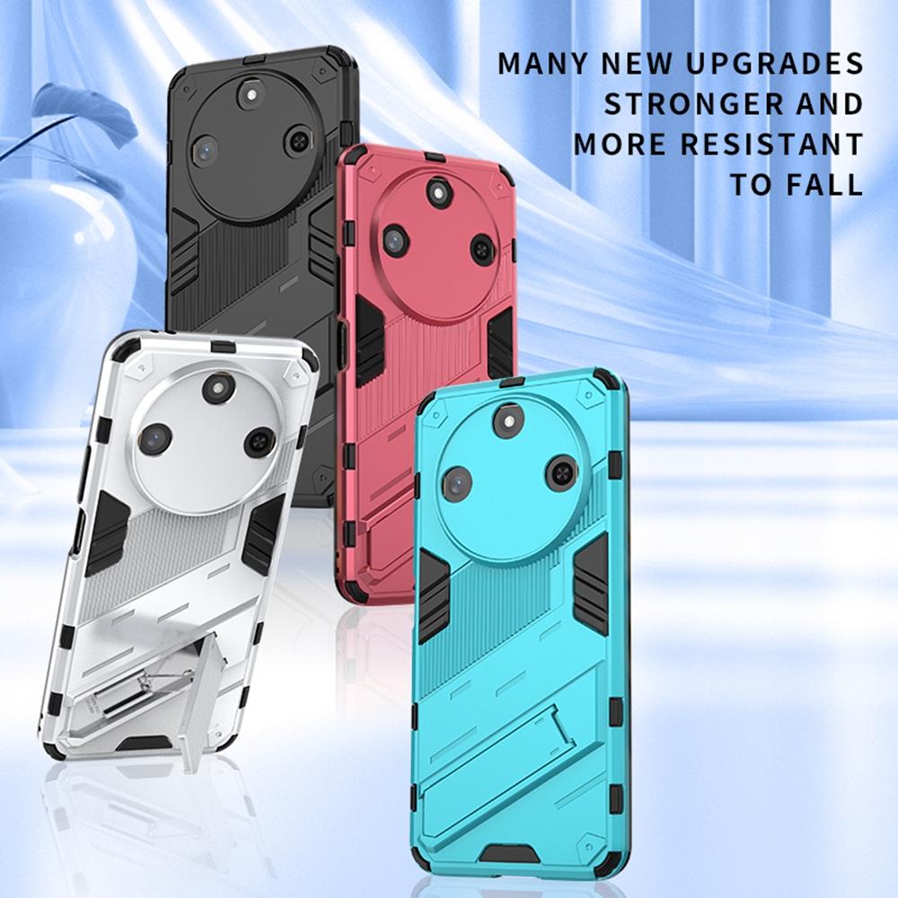 For Honor X60 Pro 5G/Magic7 Lite 5G Case PC+TPU Shockproof Phone Cover with Kickstand