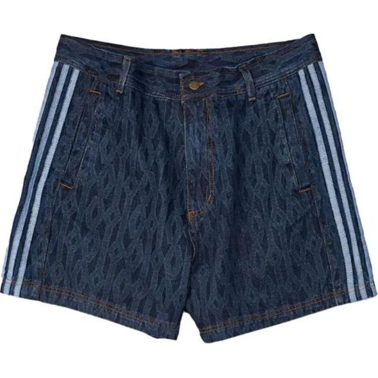Adidas Ivy Park Monogram Denim Shorts All Gender H61702 30