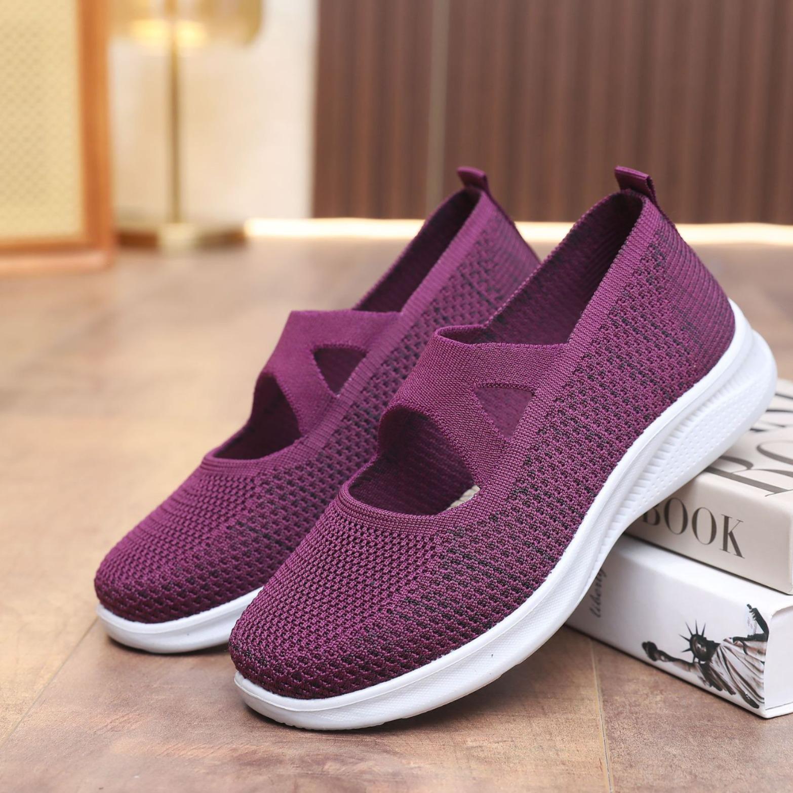 

Женская спортивная обувь большого размера с дышащими нескользящими вставками и полиуретановой подошвой 39