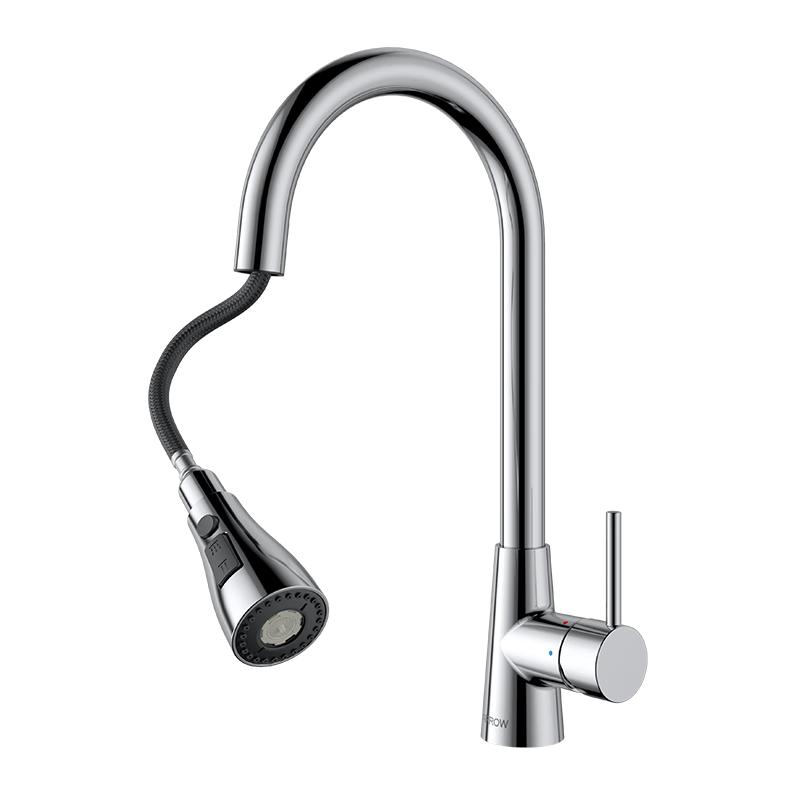 Arrow Kitchen Pull-Out Faucet, 3-Function