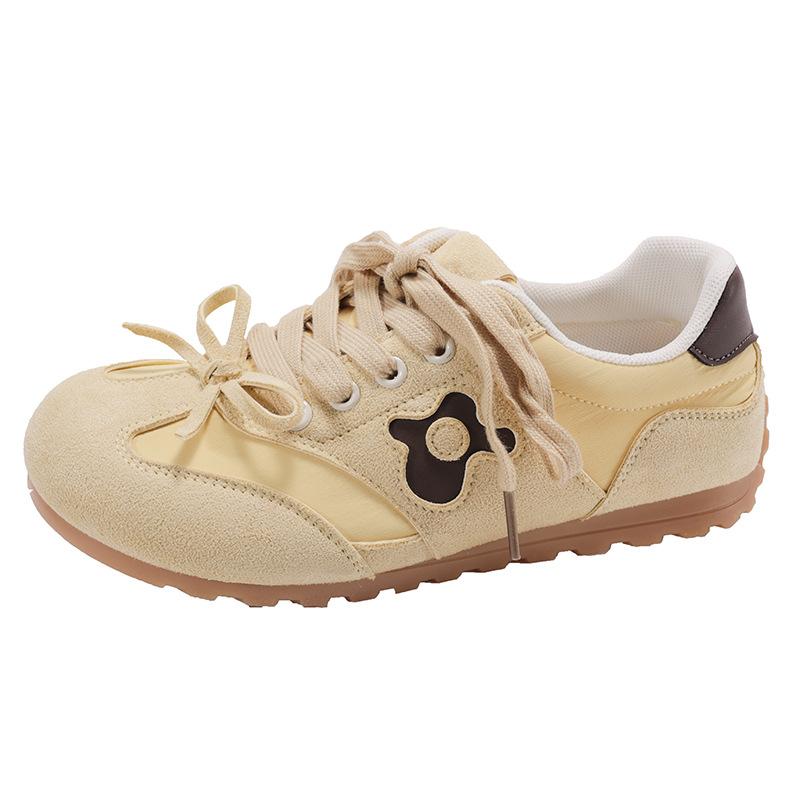 Fashion New Hot Women Shoes 2025 Retro Comfortable Soft Flat Shoes Spring Autumn Casual Shallow Mouth Sneakers German Traning Shoes