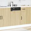 VidaXL Dishwasher Panel Lucca Sonoma Oak Engineered Wood, Dishwasher Front Panel, Panel, Panel of 853890