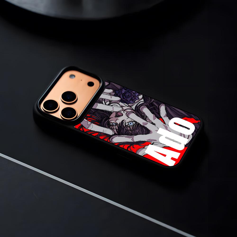 Singer-Ado Phone Case For IPhone 17 16 15 14 13 12 Pro Max Plus Black Frame Hard Shell