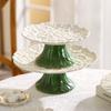Elegant Vintage English Relief Ceramic Coffee Cup Set With Teapot Dessert Plates Afternoon Tea