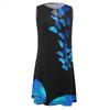 Dresses For Women Casual Summer Floral Printed Tank Sleeveless Dress Hollow Out  Loose Beach Short  Sundress