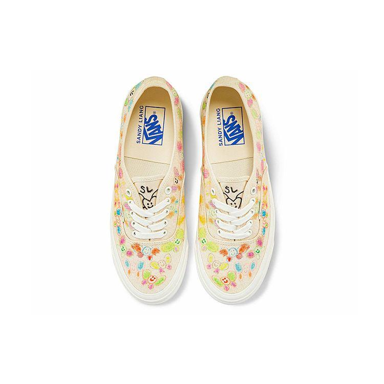 Sandy Liang X Vans Authentic 44 DX Scribble Unisex Sneakers Cream Natural VN0A5KX4AXH