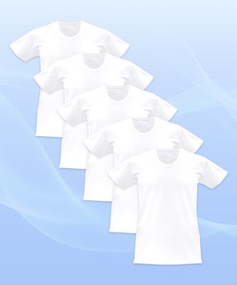 BYC Men'S Aerosh Short Sleeve High-Performance Running 5-Pack