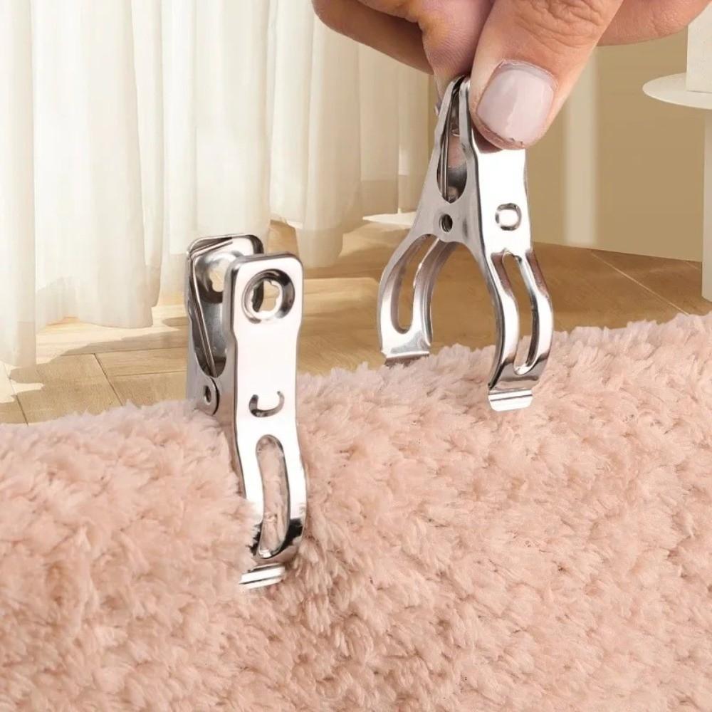 50PCS Rustproof Shade Cloth Clips Non-slip Quilt Clips Towel Clothes Pin Plant Cover Clips Camping