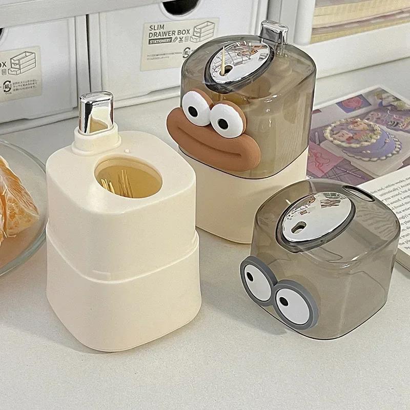Creative Toothpick Storage Box Automatic Pop-up Toothpick Box Home Living Room Dining Room Push-type Toothpick Holder