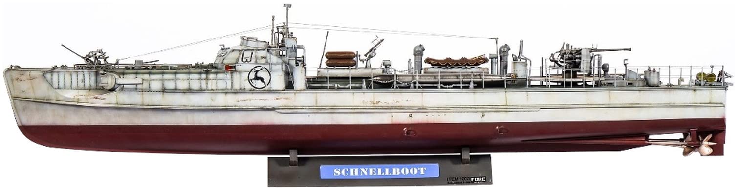 

ForeHobby Scale German Navy Schnellboot Fast Attack Boat Plastic Model FHB1003 1/72 S-38b (Colored)