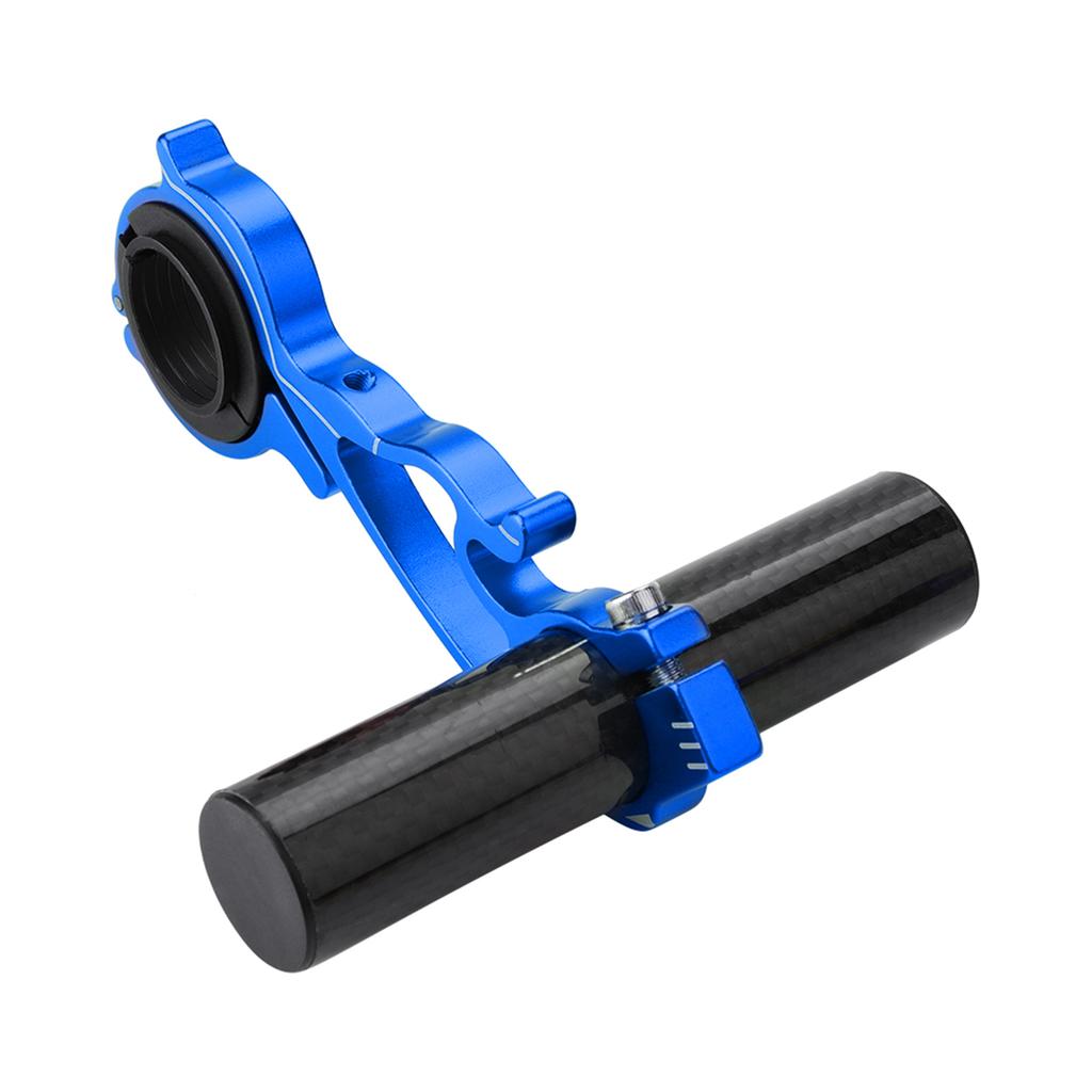 Bike Cycling Handlebar Extender Extension Holder Mount for GPS Lamp Units Headlights (Blue)