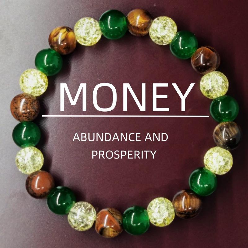 Temu Xiyin TikTok Trending Tiger Eye Stone Bracelet - New Style Handcrafted String
