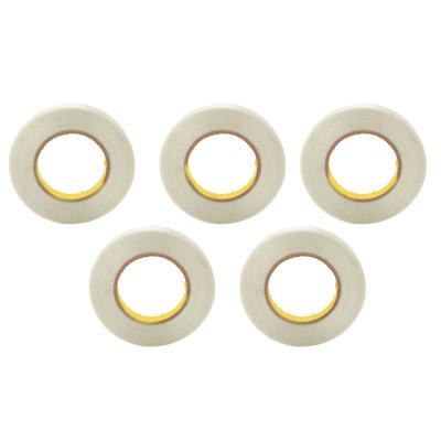 5 stuks Filament Strapping Tape Transparant Glasvezel Sterke Treksterkte voor Verpakken Afsluiten