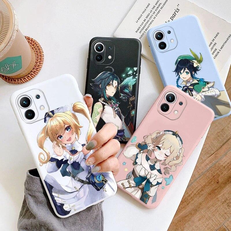 

Xiaomi Mi 11 Lite NE Mi11 Lite чехол для телефона Genshin Impact Game Coque силиконовый мягкий чехол-бампер для Xiaomi Mi 11 Lite противоударный защитный чехол
