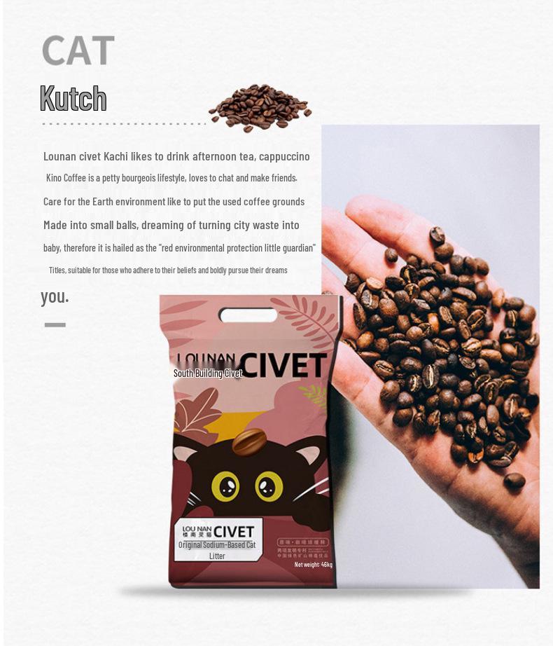 Natural Mineral Cat Litter, 20 lbs, Low Dust, Activated Carbon, Deodorizing, Formaldehyde-Free Bentonite Mix.